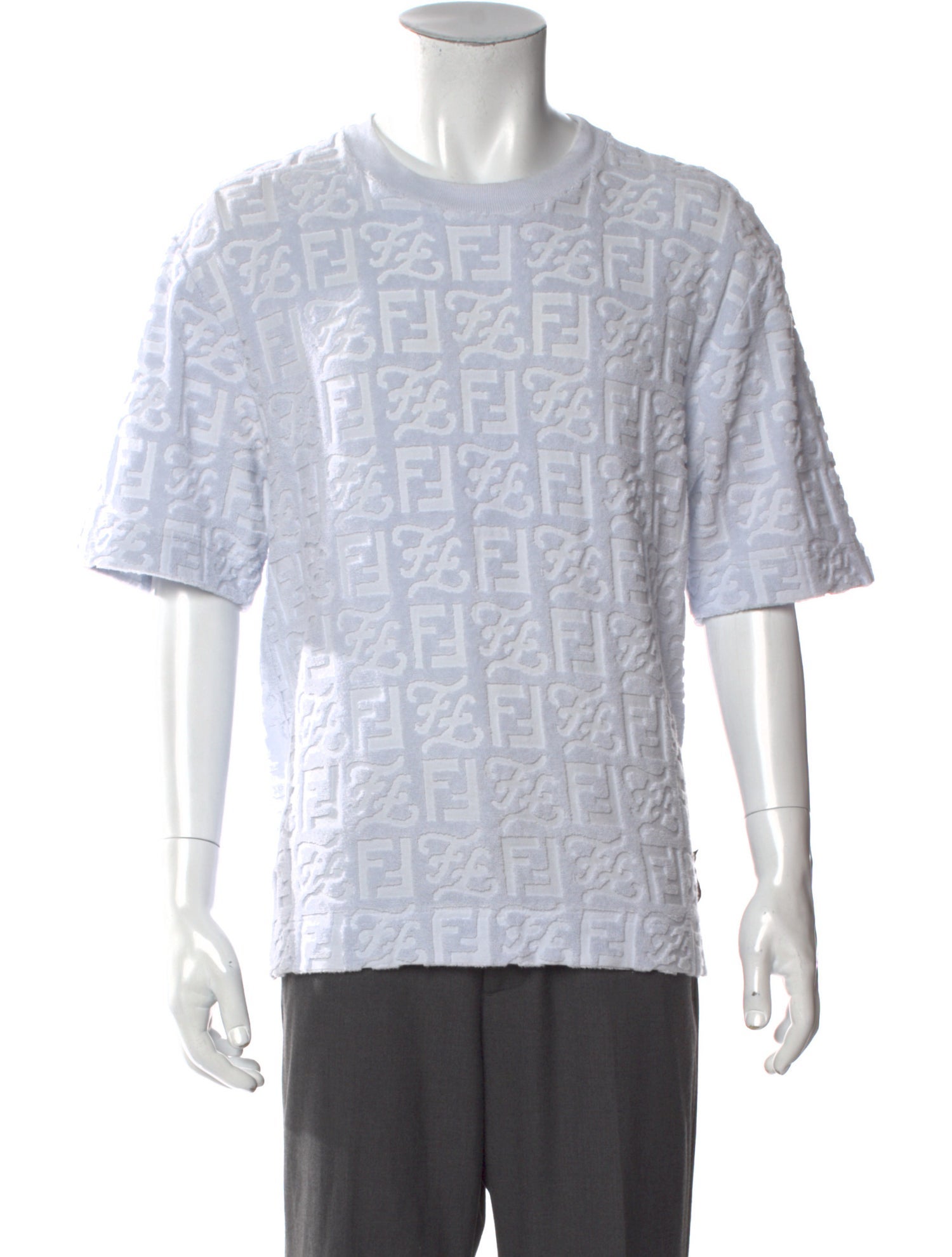 Fendi Crew Neck Short Sleeve T-Shirt