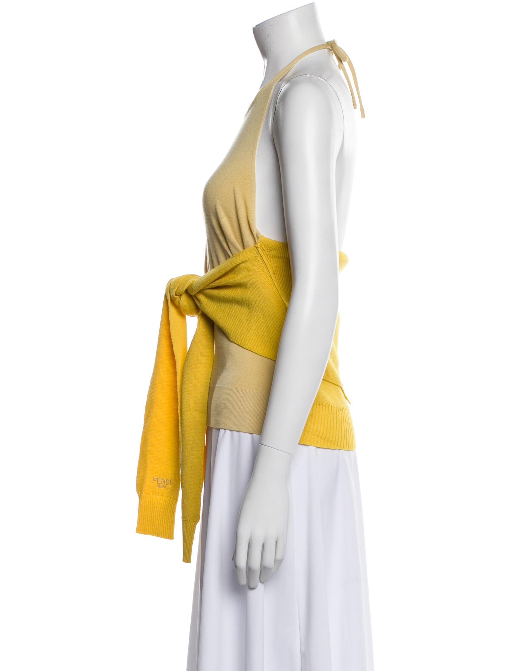 Fendi Wool Crew Neck Sweater