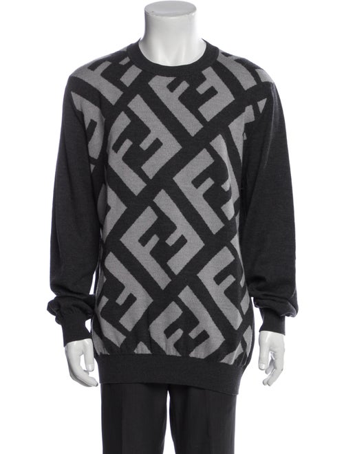 Fendi Zucca FF Logo Wool Pullover