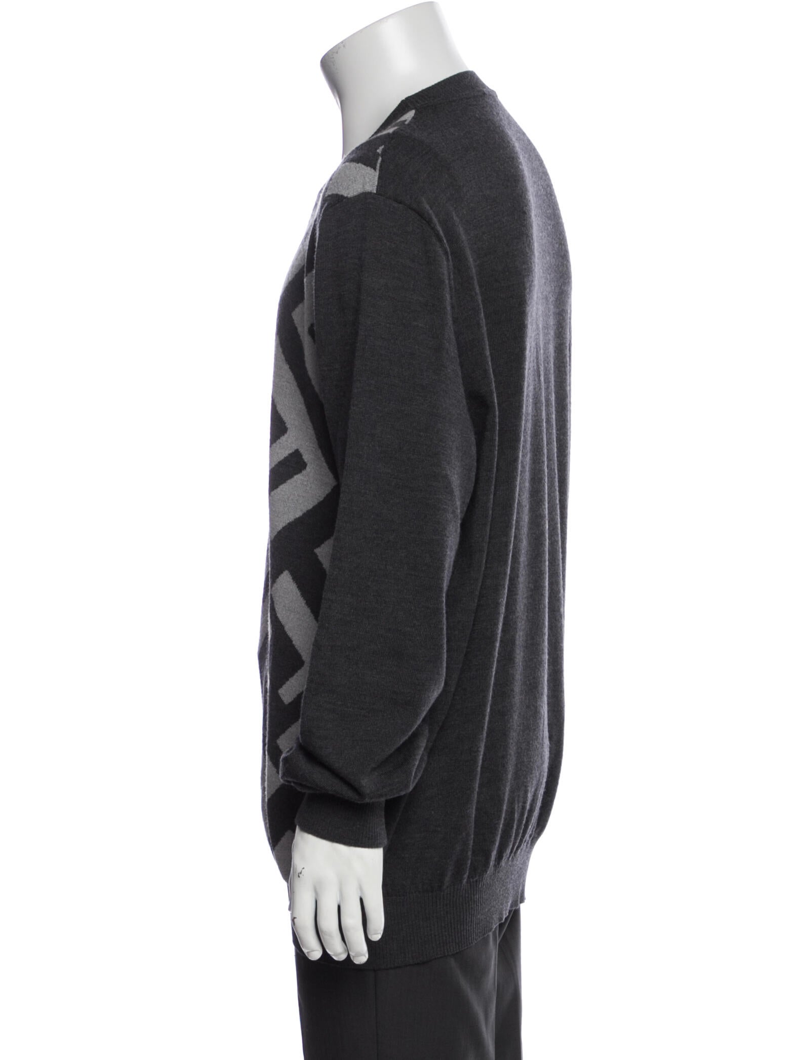 Fendi Zucca FF Logo Wool Pullover