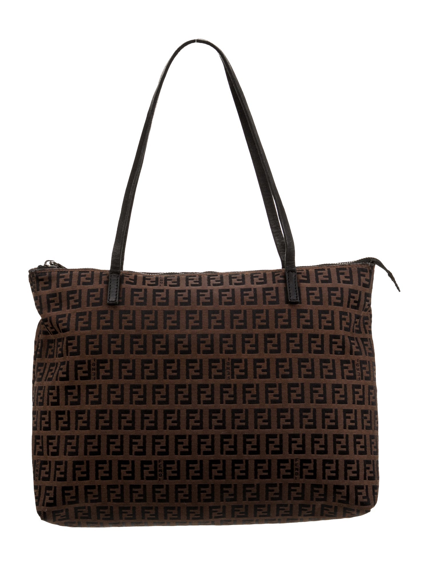 Fendi Zucchino FF Tote Vintage