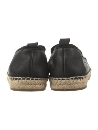 Fendi Monsters Motif Leather Espadrilles