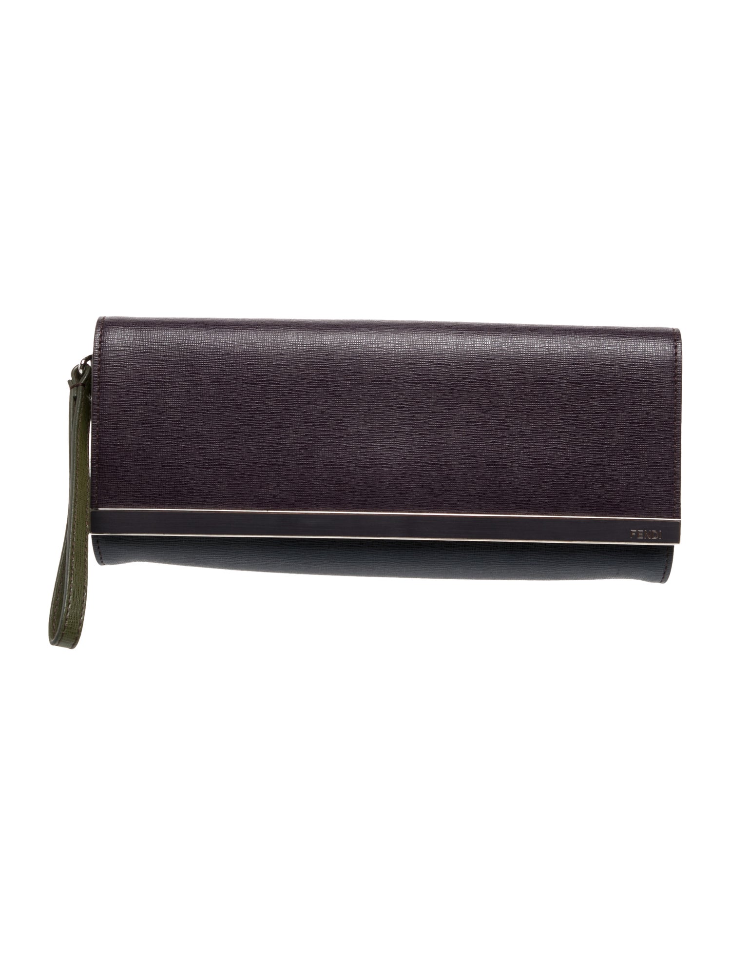 Fendi Leather Clutch