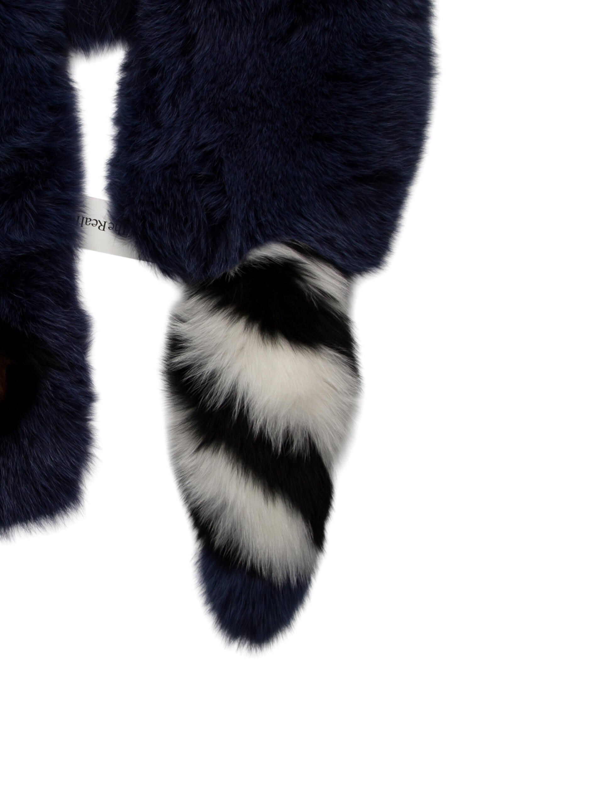 Fendi Fur Printed Shawl