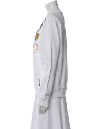 Fendi Graphic Print Crew Neck Sweatshirt