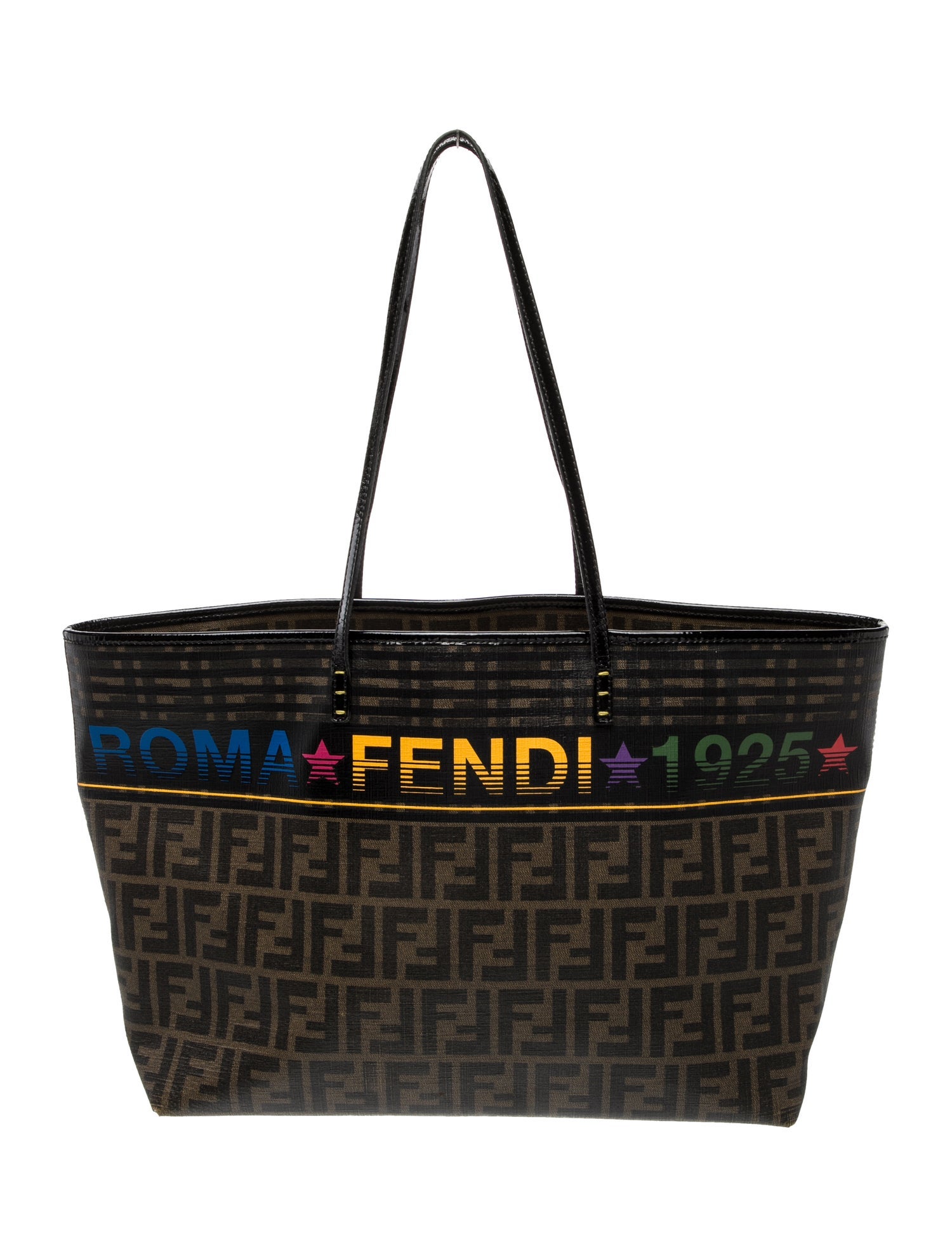 Fendi Zucca FF Roll Tote Medium