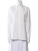 Fendi Long Sleeve Button-Up Top