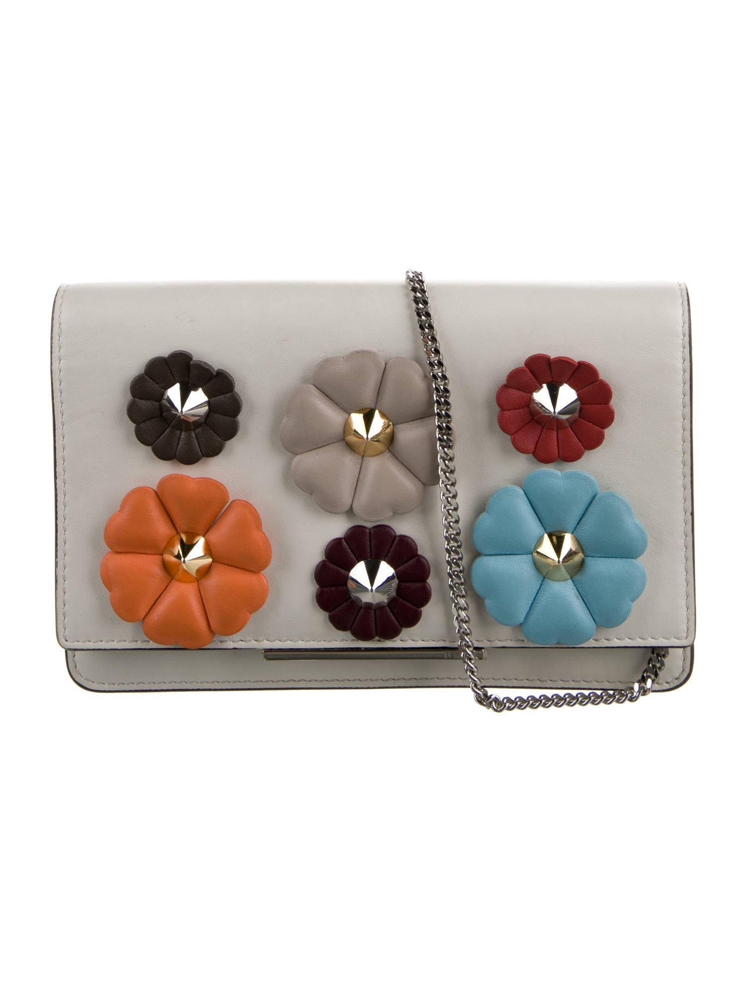 Fendi Leather Clutch