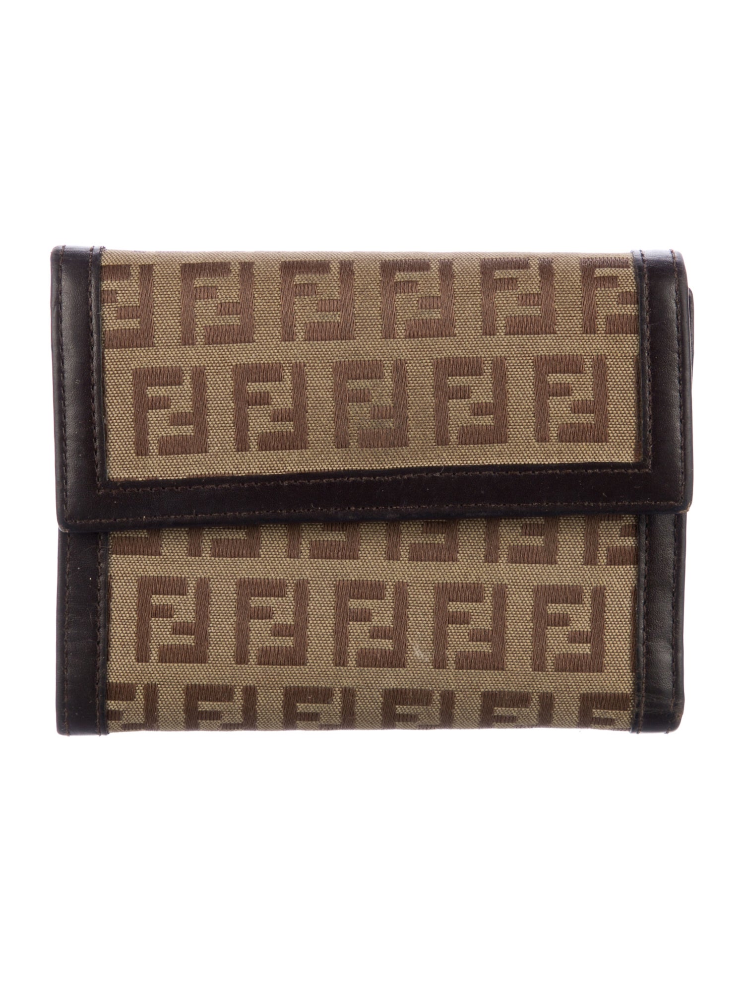 Fendi Vintage Leather Compact Wallet