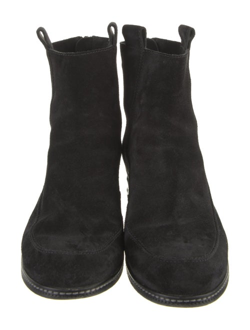 Fendi Suede Combat Boots