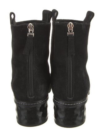 Fendi Suede Combat Boots