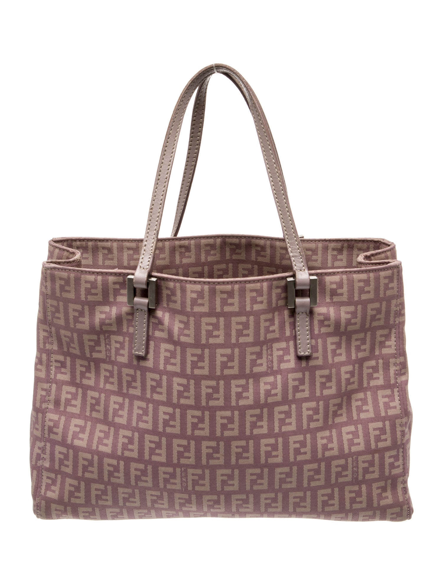 Fendi Zucchino FF Top Handle Bag