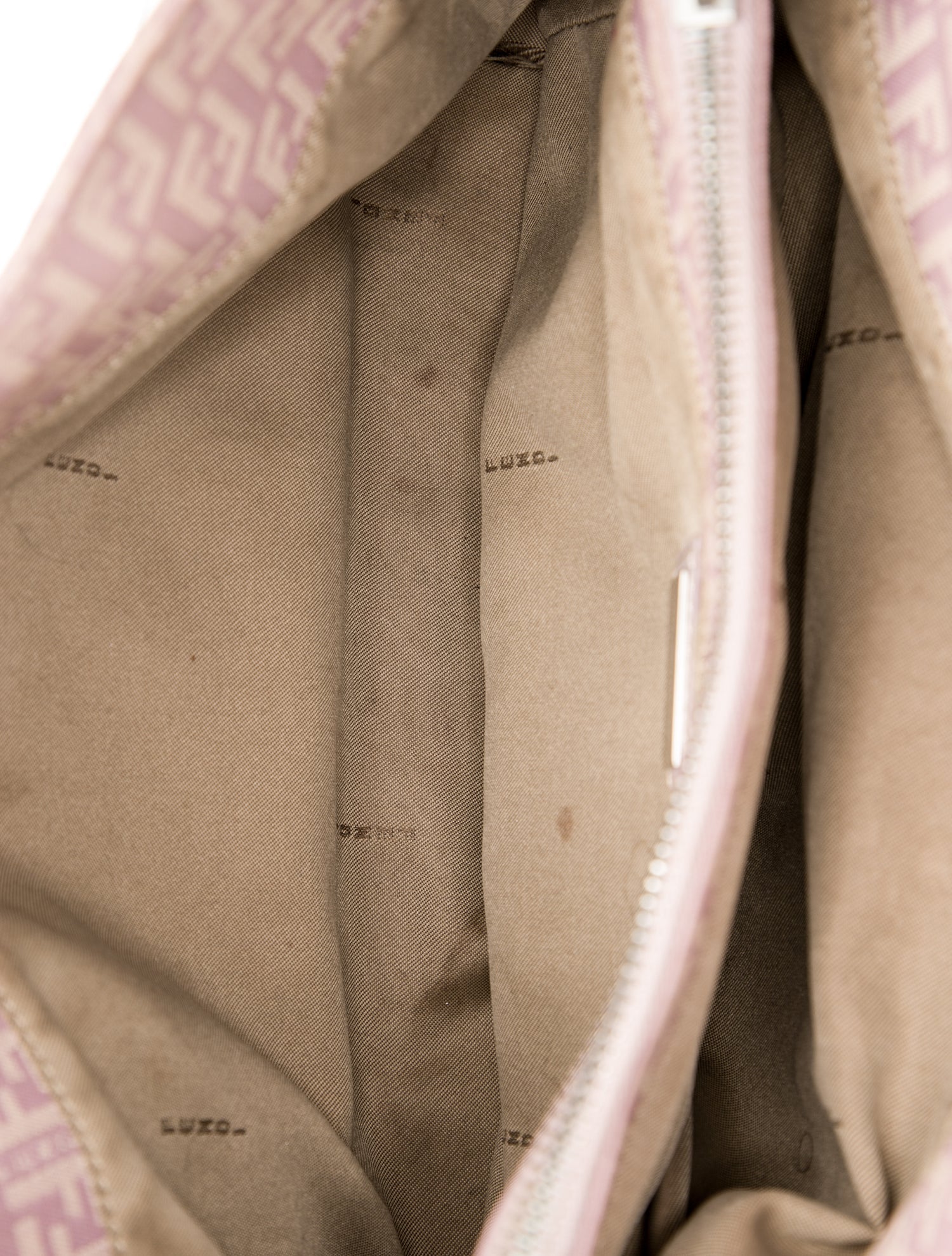 Fendi Zucchino FF Top Handle Bag