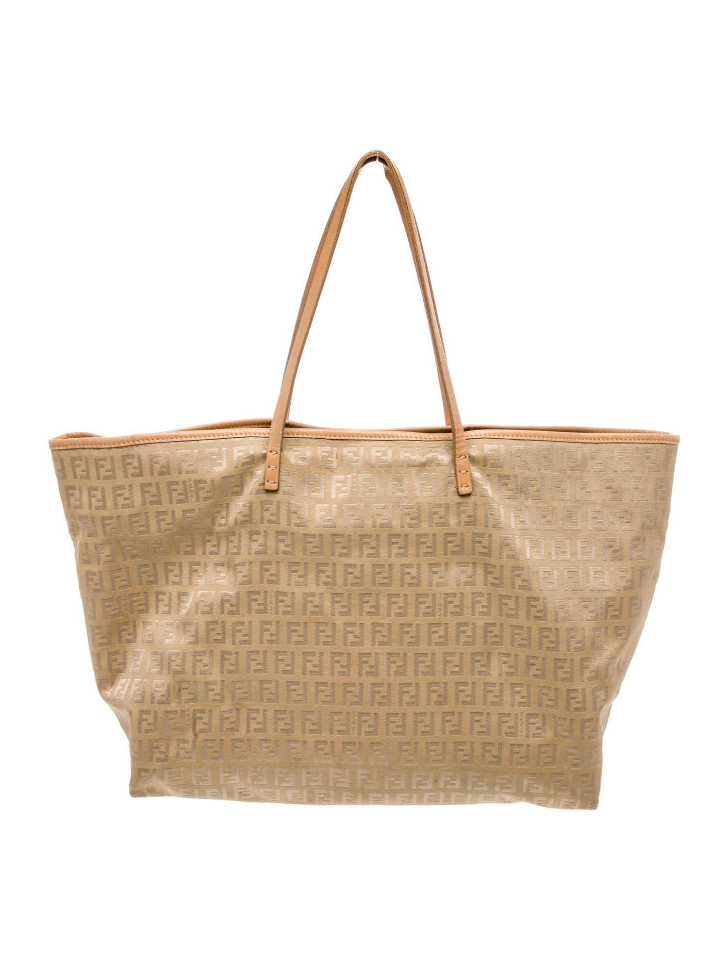 Fendi Zucchino FF Roll Tote