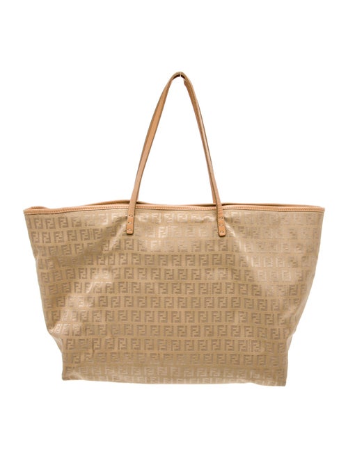 Fendi Zucchino FF Roll Tote
