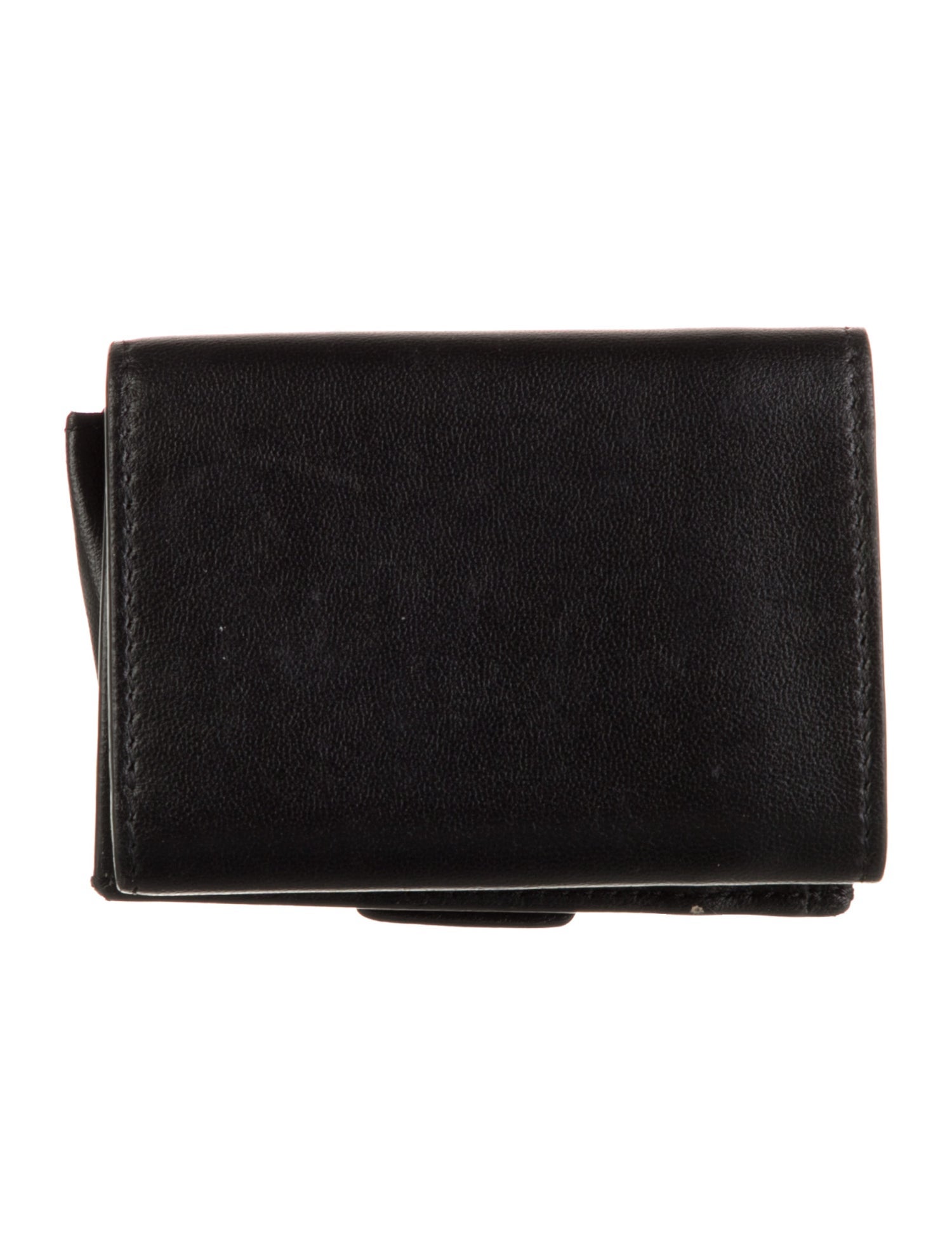 Fendi Zucca FF Logo Leather Bifold Wallet
