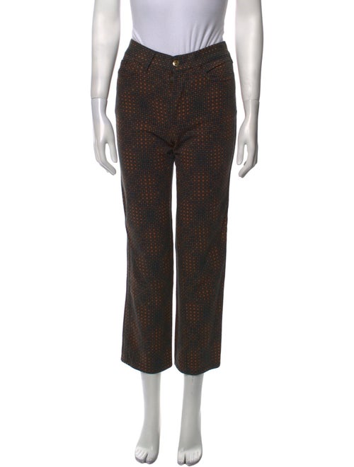 Fendi Printed Straight Leg Pants