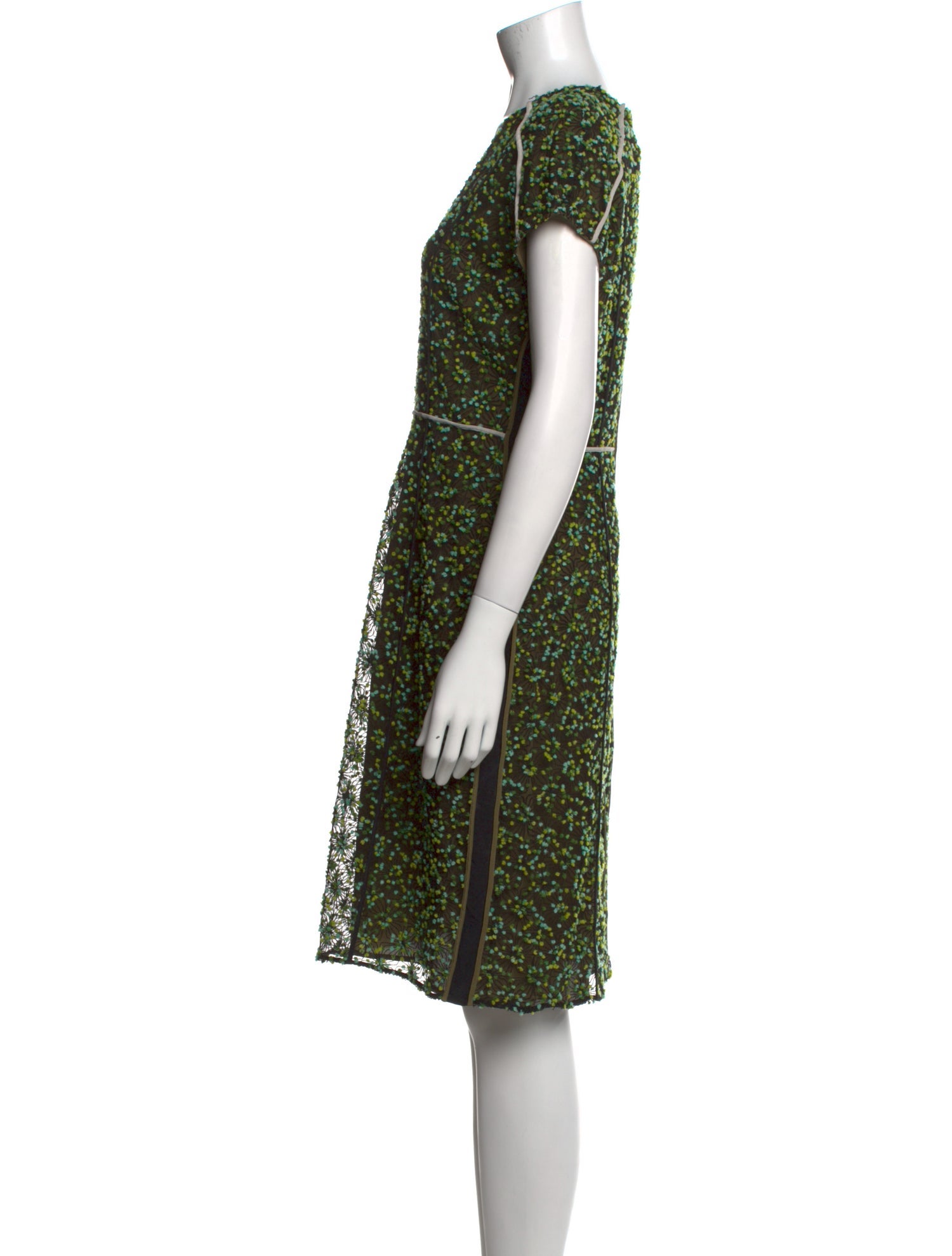 Fendi Printed Knee-Length Dress