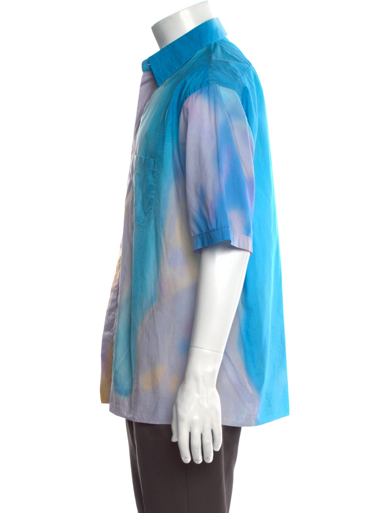 Fendi Zucca FF Logo Short Sleeve Shirt