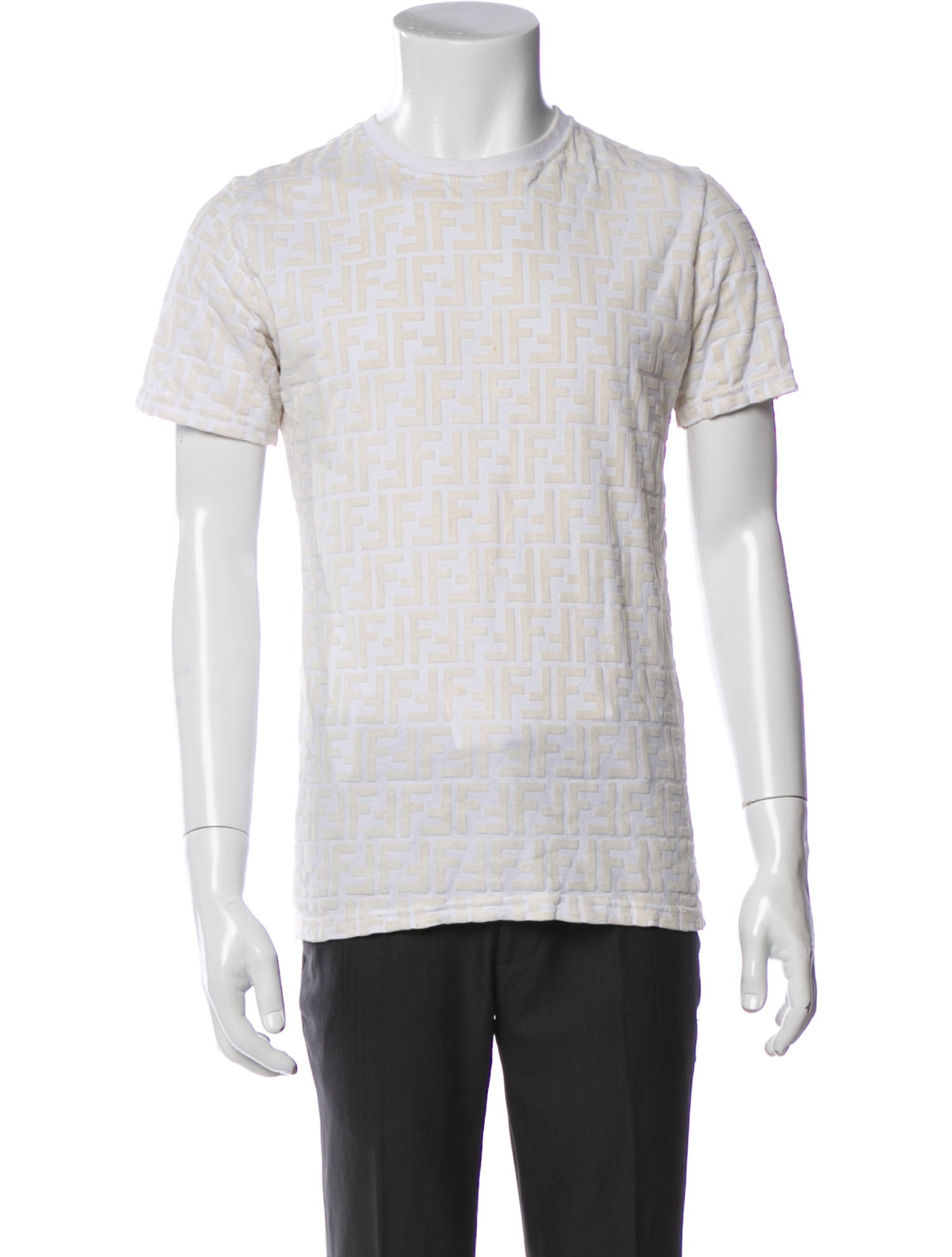 Fendi Zucca FF Logo Printed T-Shirt