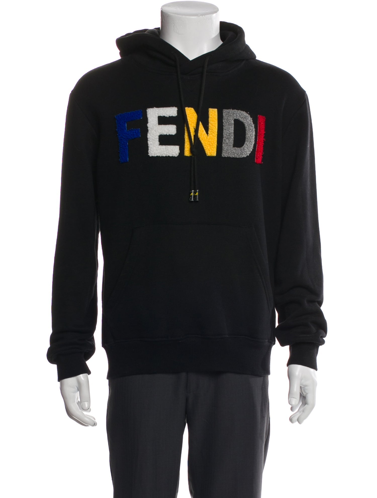 Fendi Graphic Print Crew Neck Hoodie
