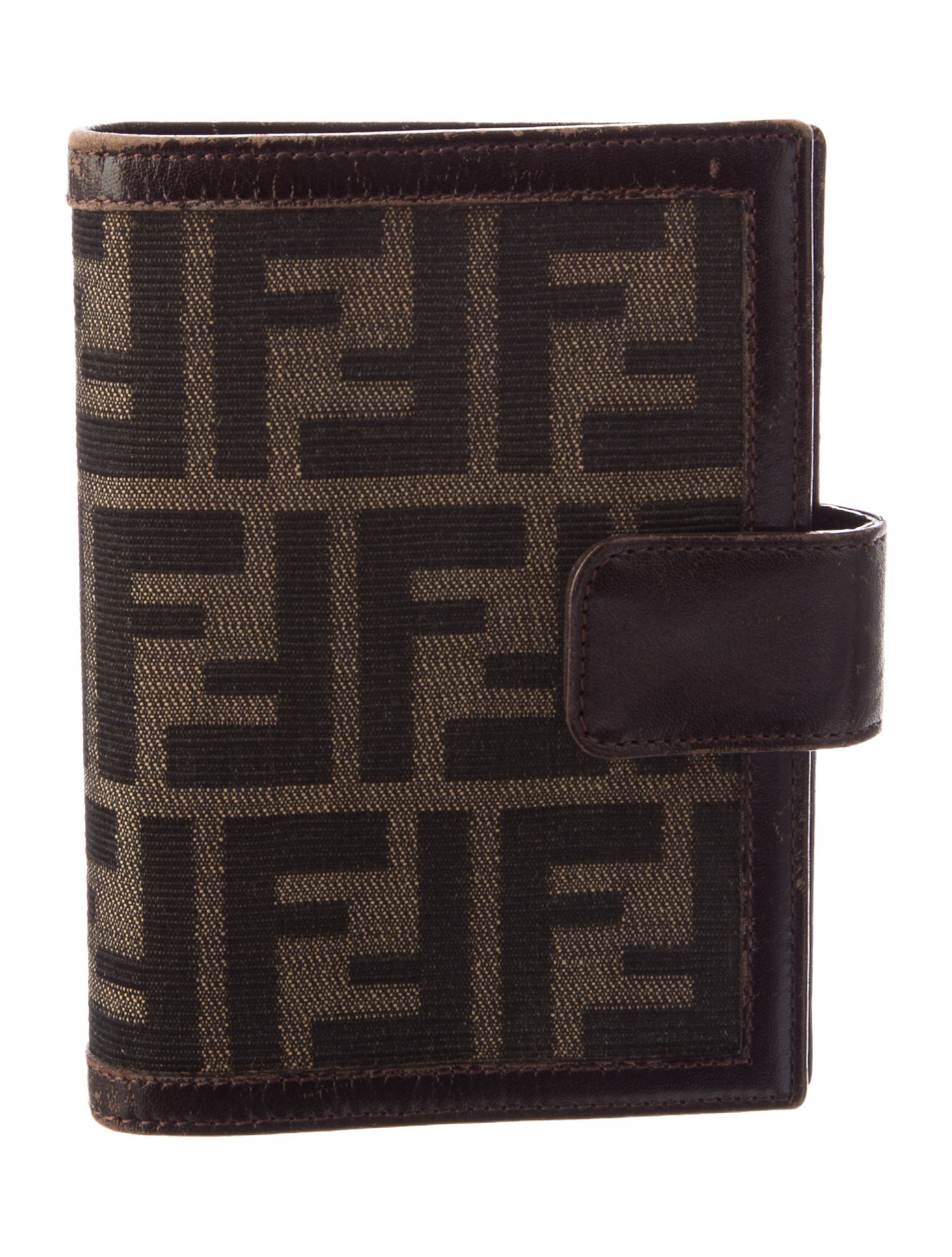 Fendi Zucca FF Canvas Agenda Cover