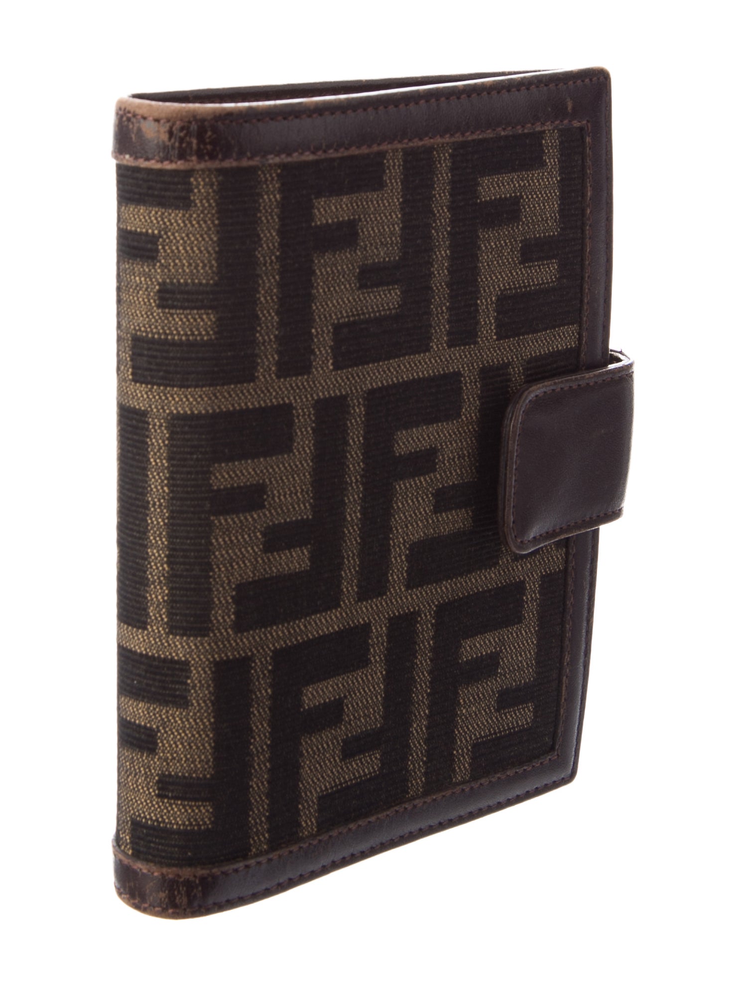 Fendi Zucca FF Canvas Agenda Cover