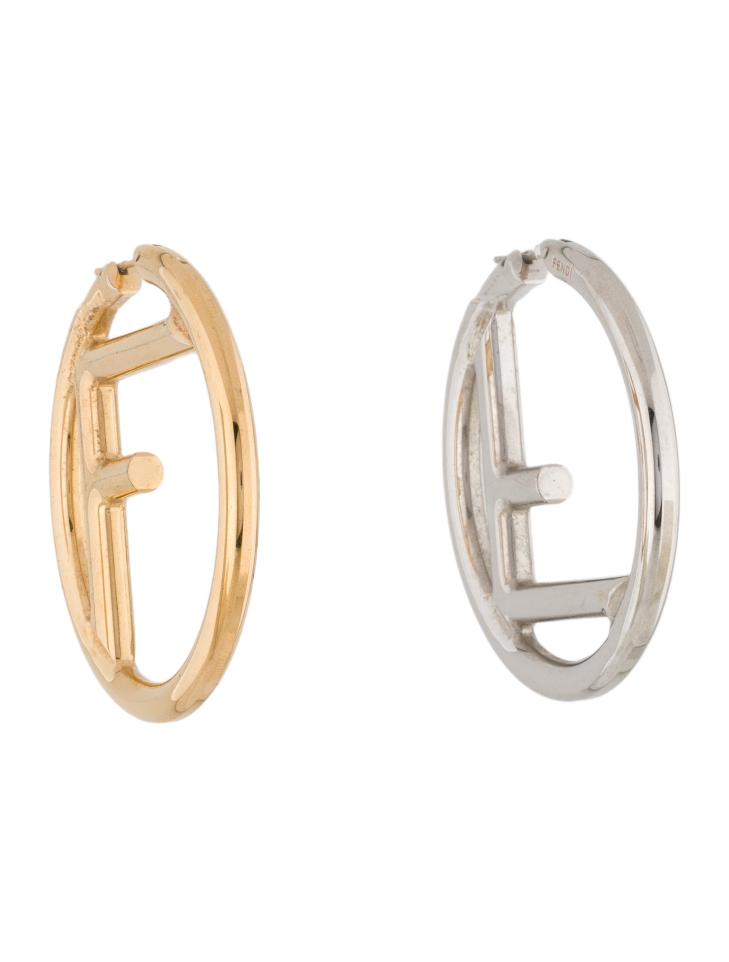 Fendi F is Fendi Hoop Earrings