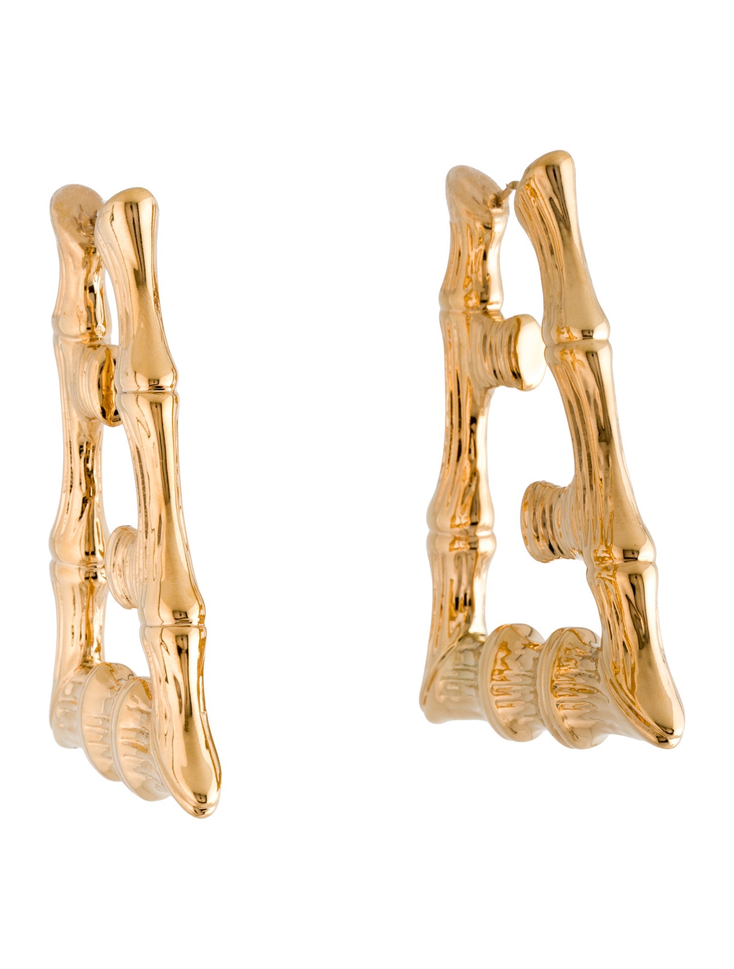 Fendi FF Bamboo Drop Earring