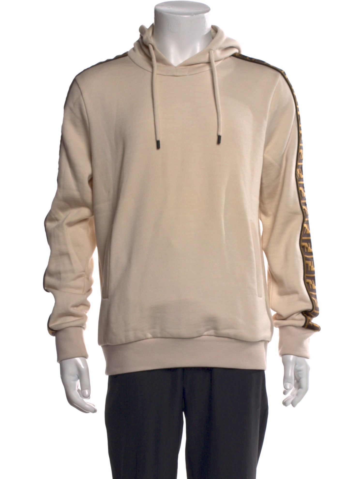 Fendi Zucca FF Logo Graphic Print Hoodie