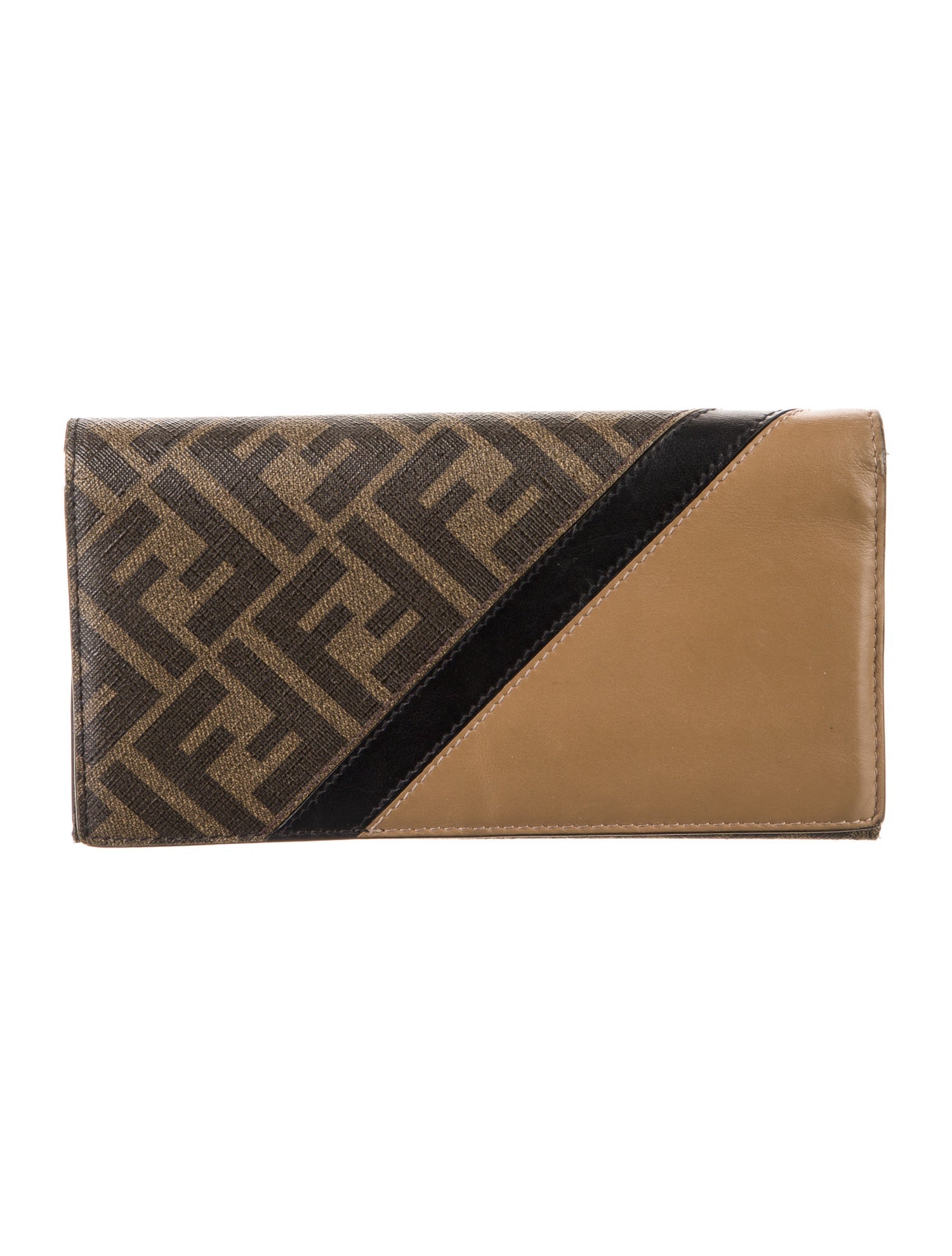 Fendi 2022 Zucca FF Logo Bifold Wallet