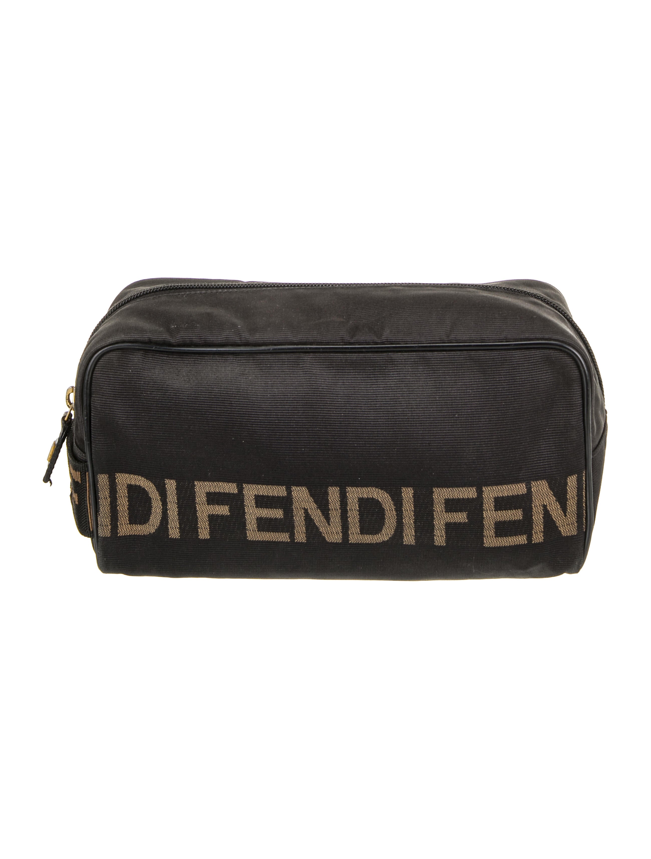 Fendi Nylon Logo Dopp Kit Toiletry Bag
