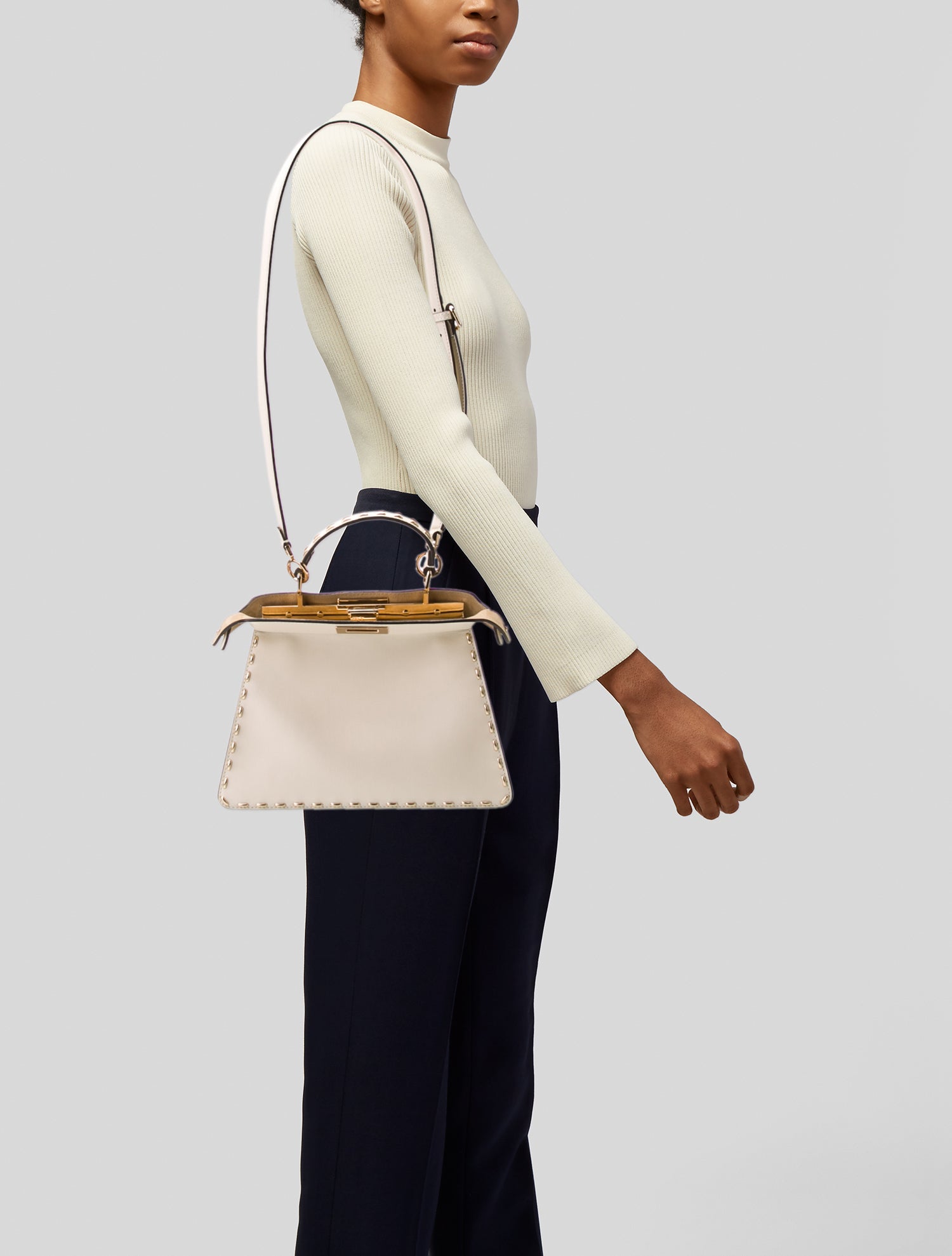 Fendi Leather Peekaboo