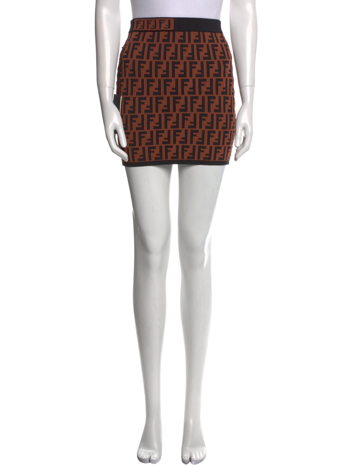 Fendi Printed Mini Skirt w/ Tags