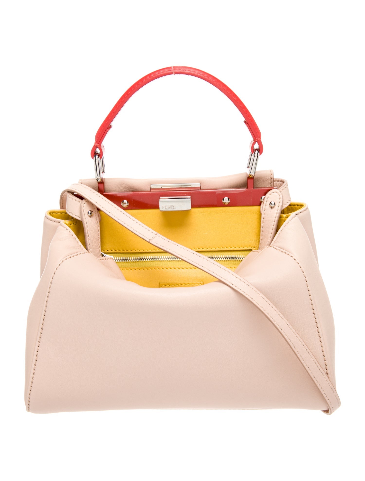 Fendi Leather Peekaboo Mini