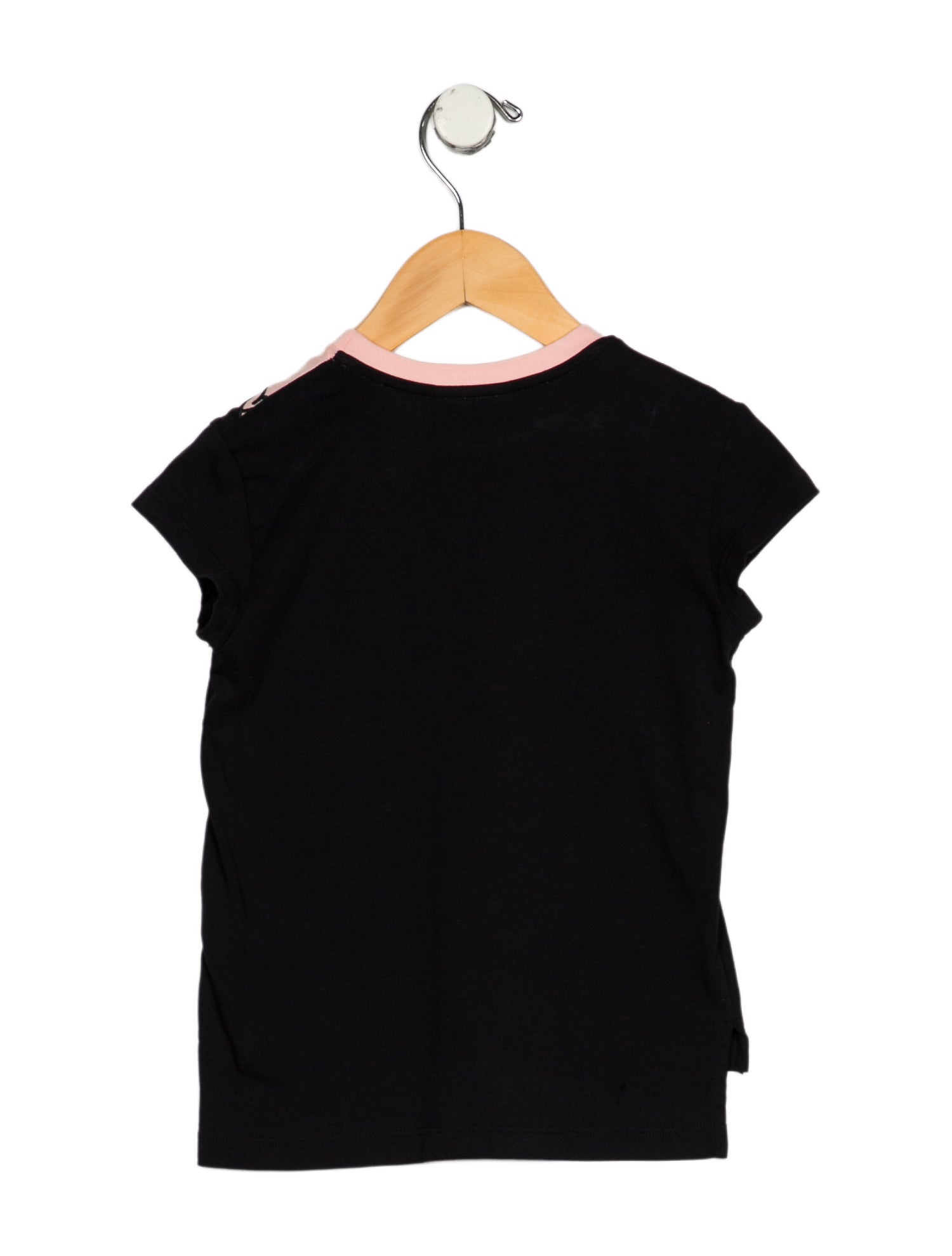 Fendi Fendi Girls' Embroidered Short Sleeve Shirt