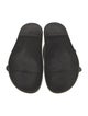 Fendi Zucca FF Logo Leather Slides