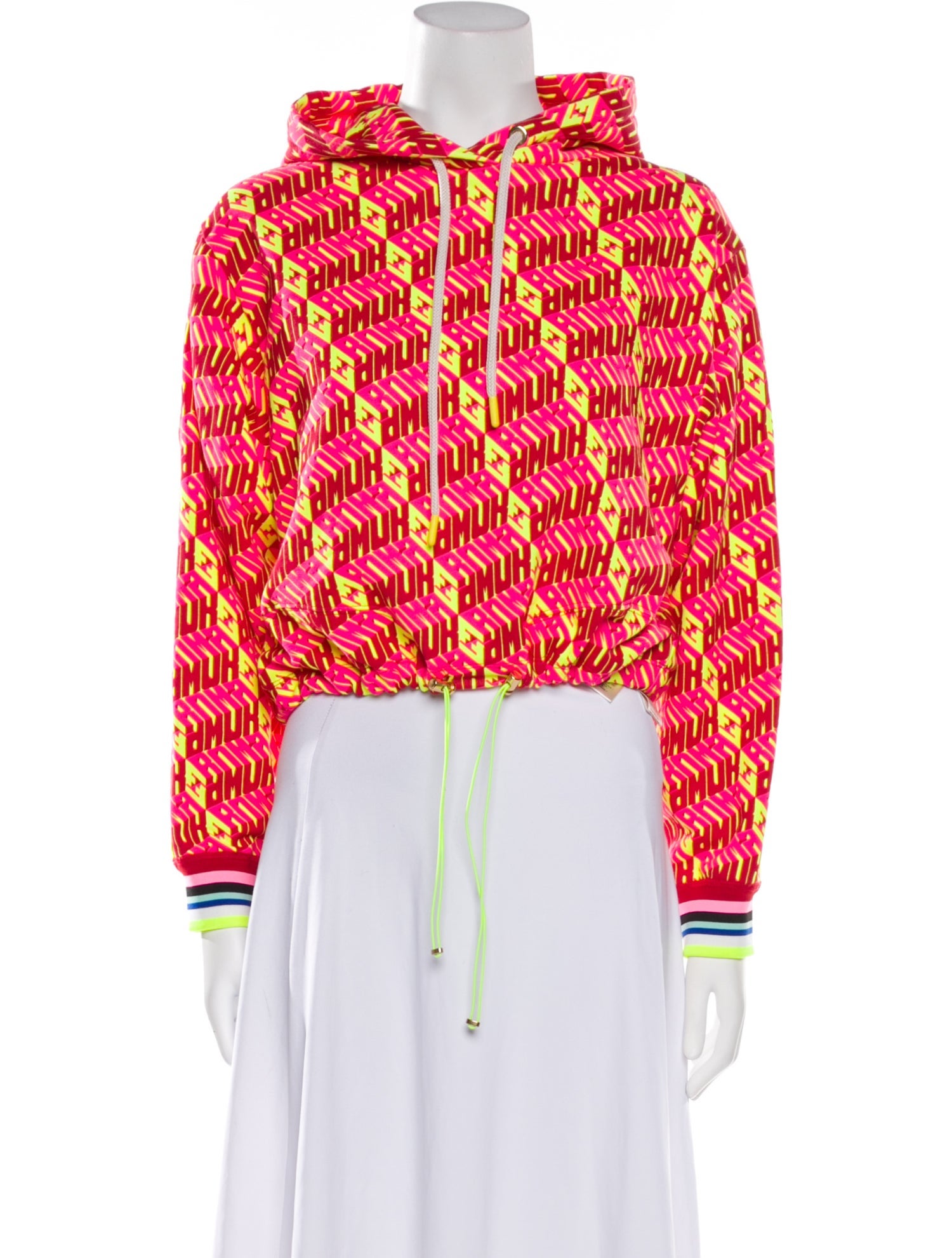 Fendi Printed Mock Neck Sweatshirt