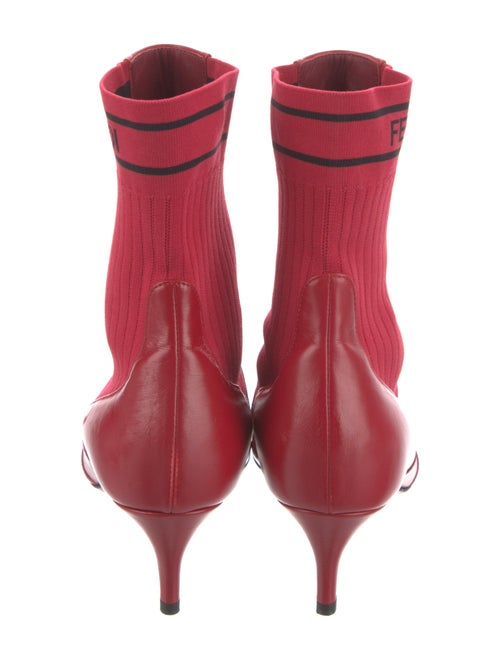 Fendi Signature Logo Sock Boots