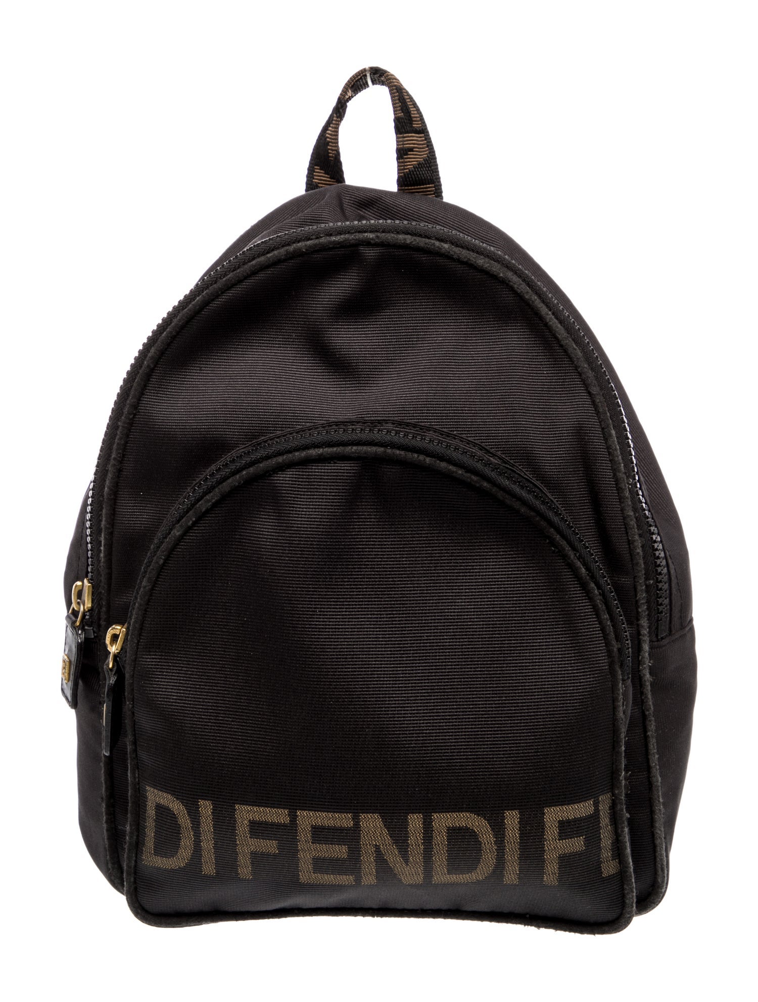 Fendi Nylon Backpack Mini Vintage