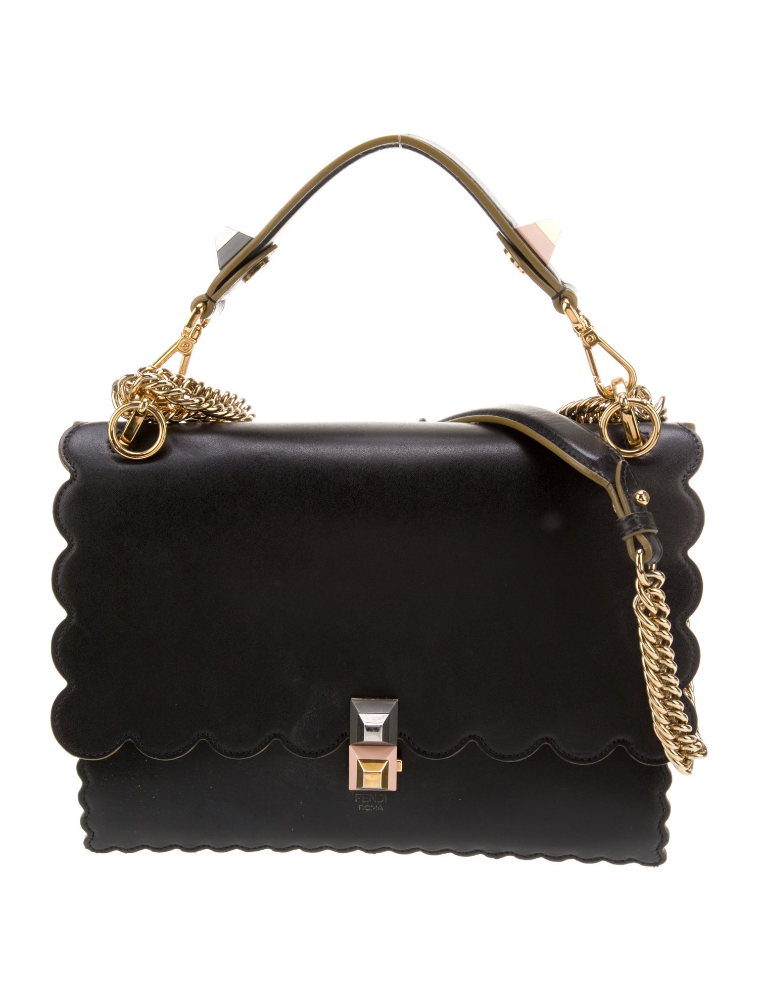 Fendi Leather Kan I Medium