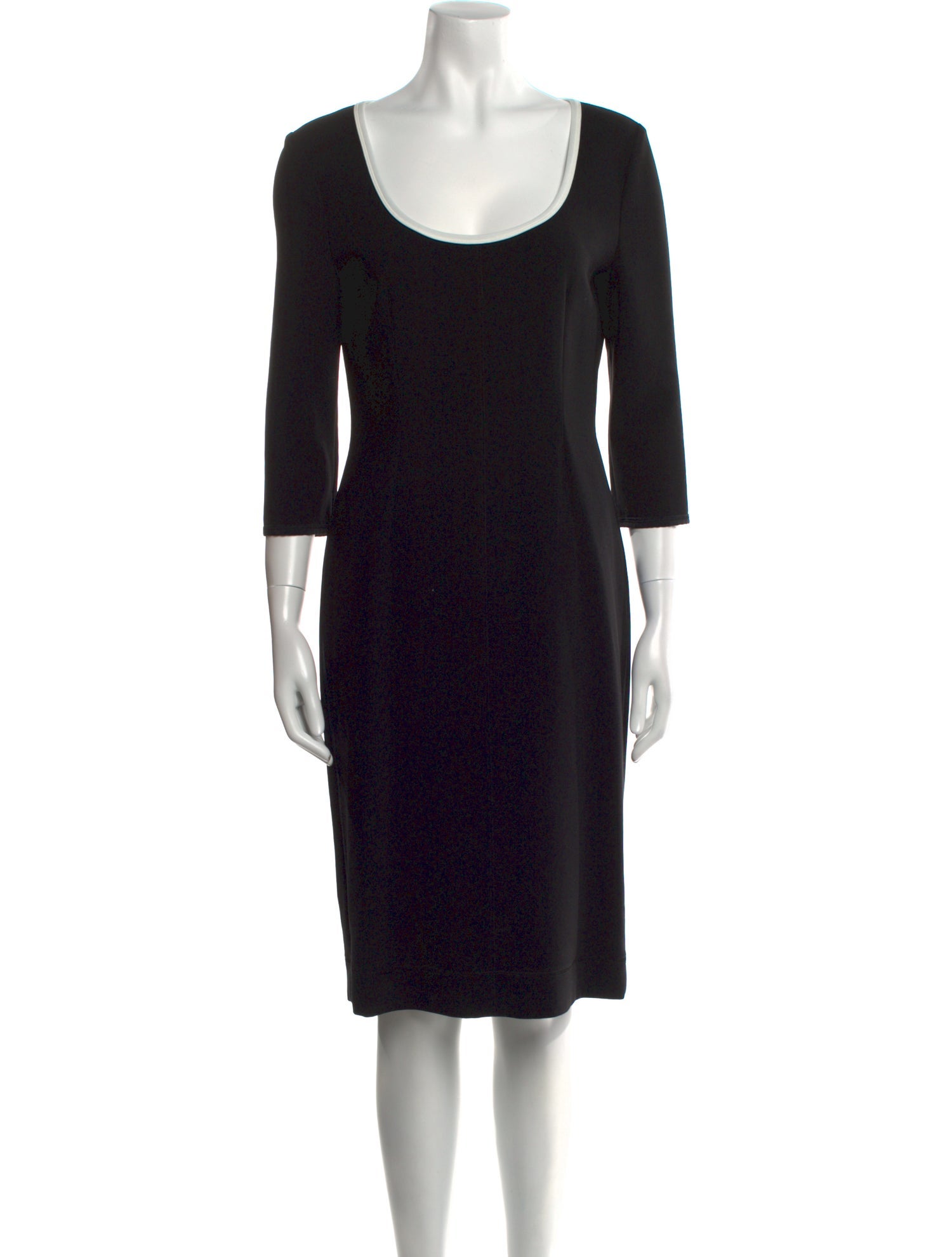 Fendi Virgin Wool Knee-Length Dress