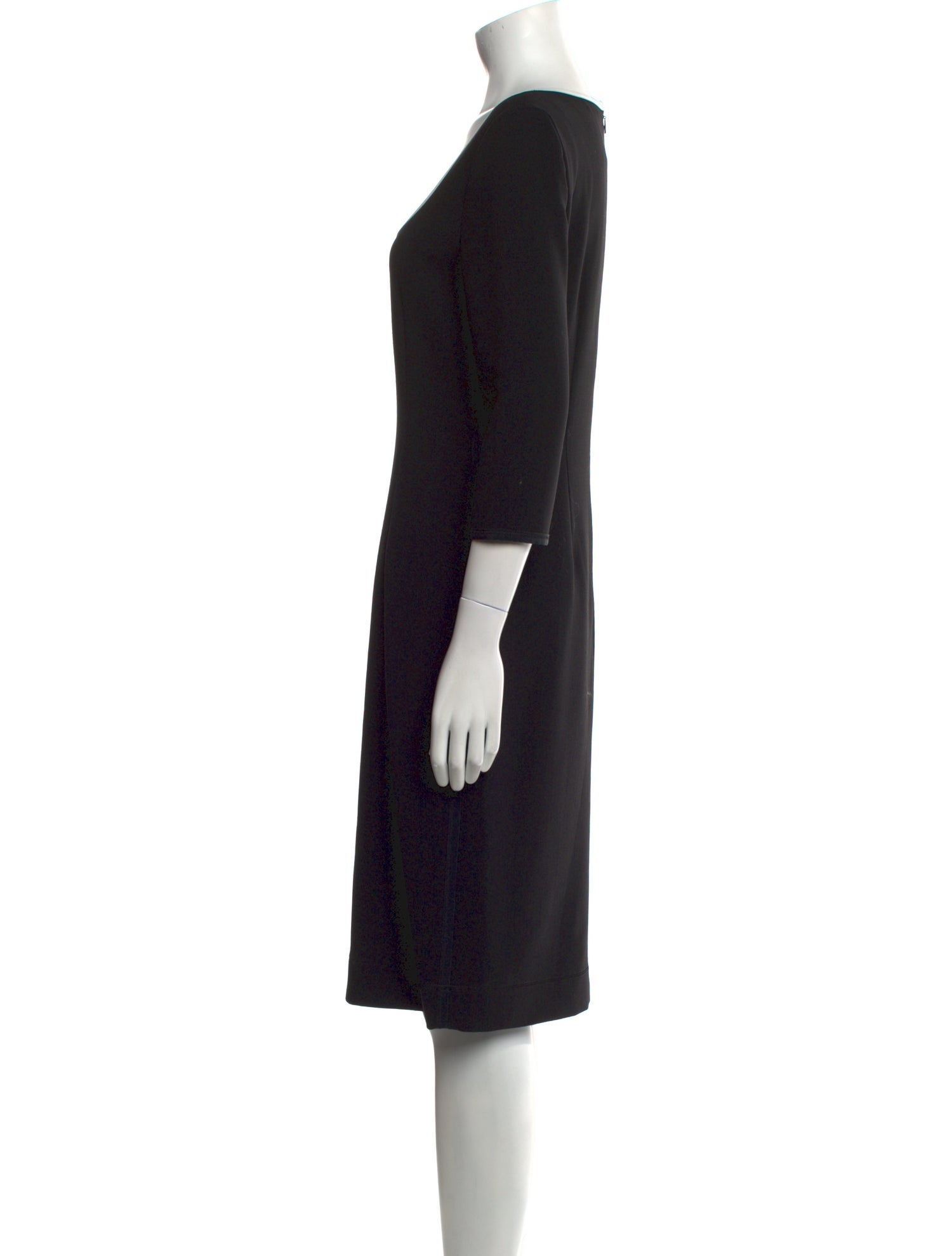 Fendi Virgin Wool Knee-Length Dress