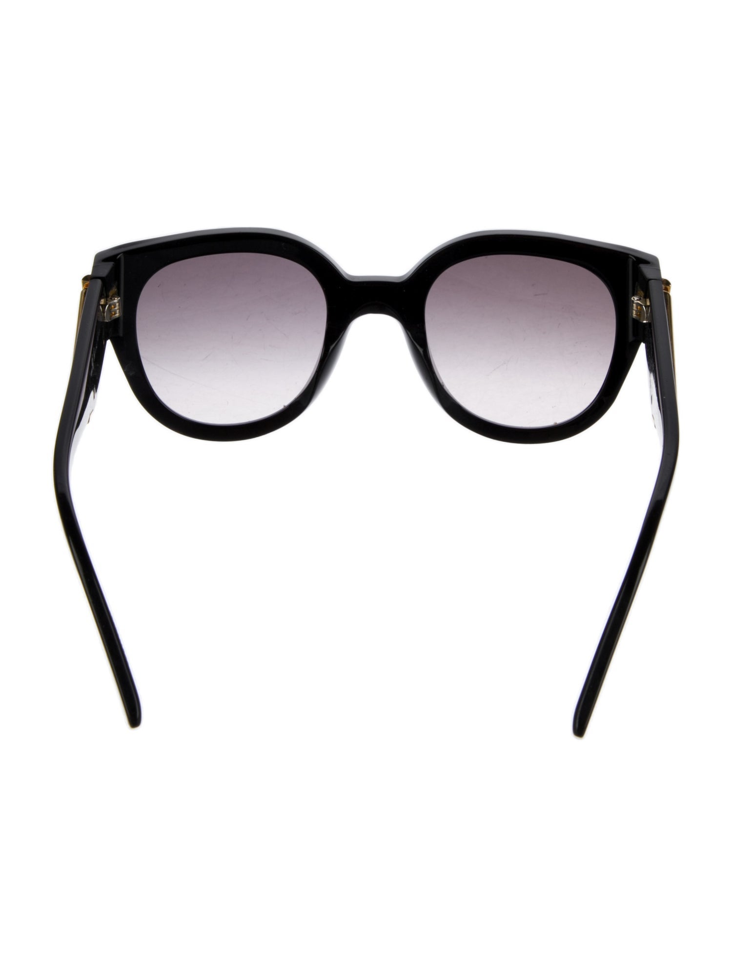 Fendi Pequin Pattern Square Sunglasses