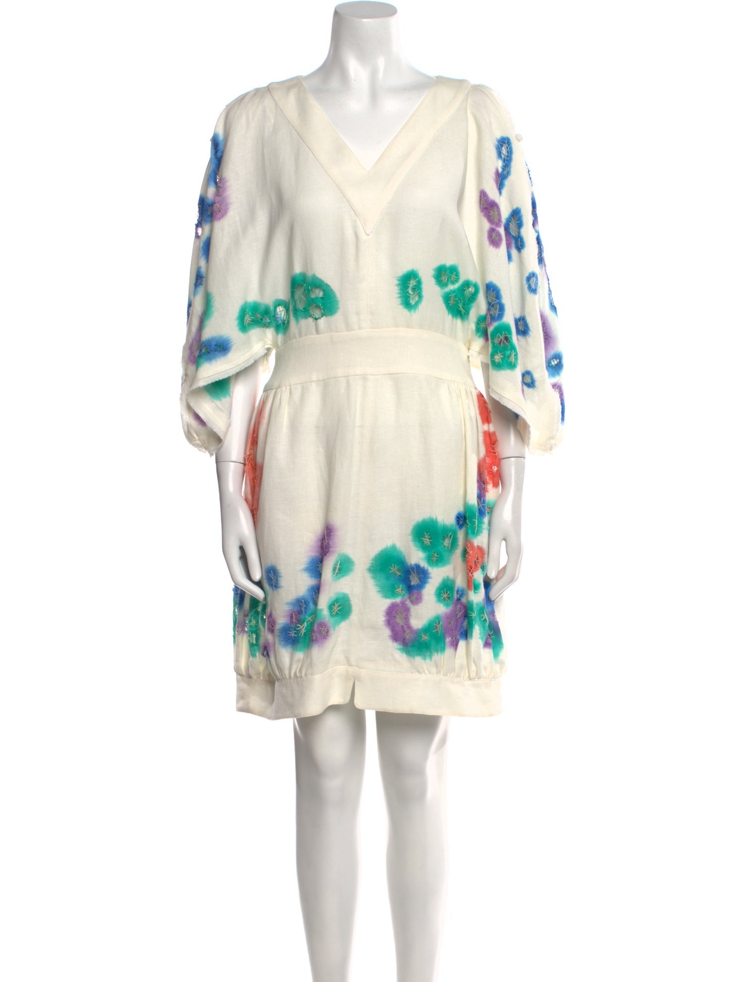 Fendi Linen Mini Dress