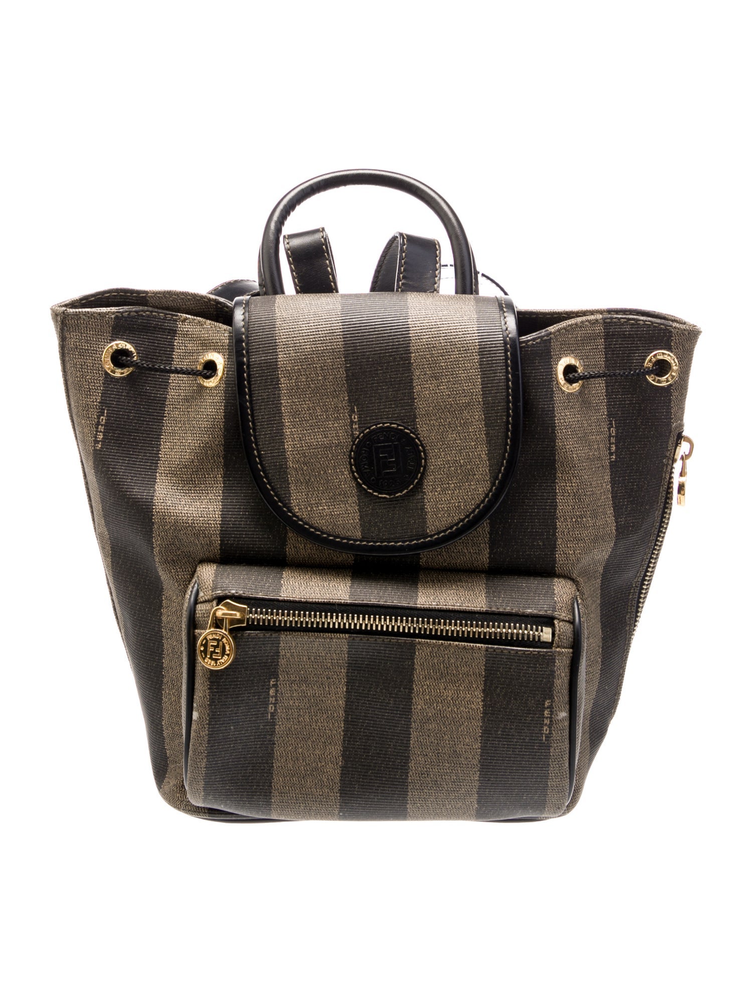 Fendi Pequin Backpack Mini Vintage