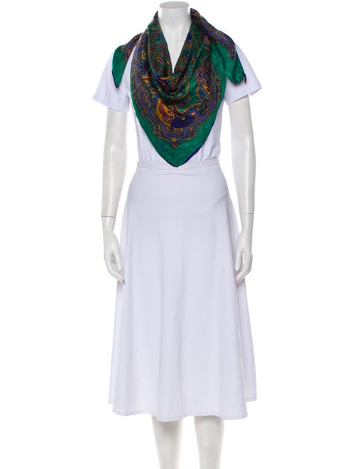 Fendi Silk Zucca FF Logo Scarf