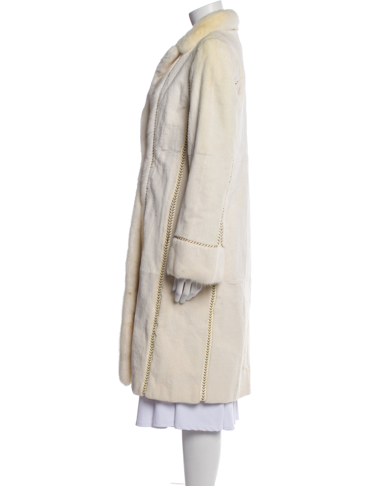 Fendi Mohair Faux Fur Coat