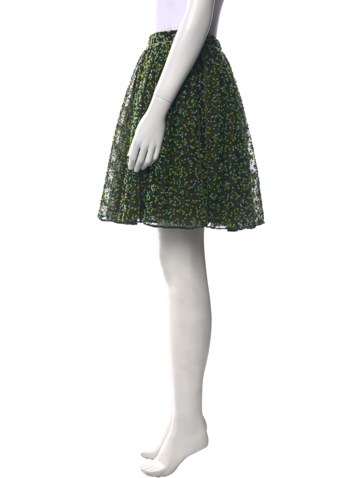 Fendi Printed Knee-Length Skirt