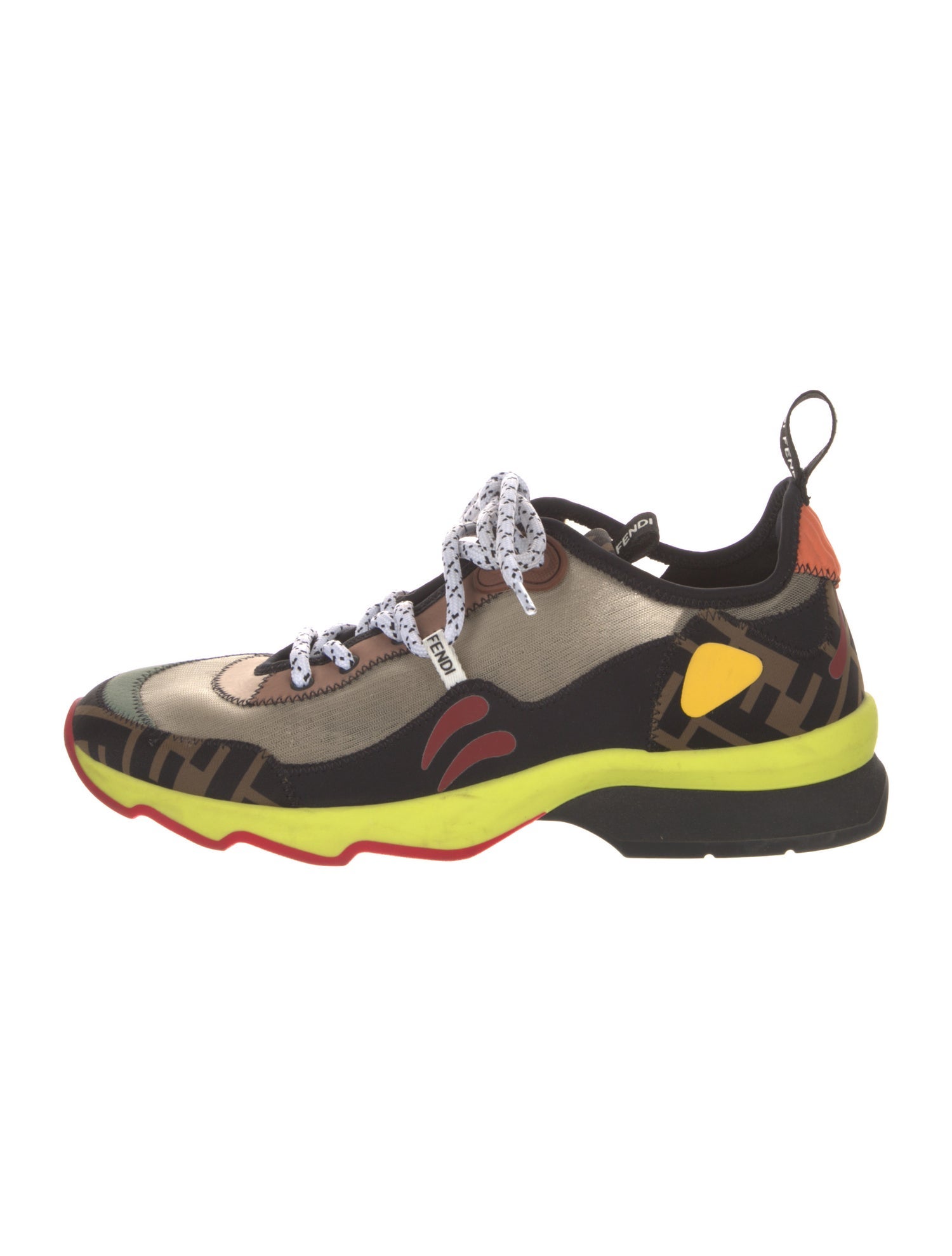 Fendi Zucca FF Logo Printed Chunky Sneakers